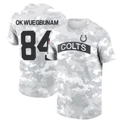 Men's Albert Okwuegbunam Jr. Indianapolis Colts Camo Arctic 2024 Salute to Service Performance T-Shirt