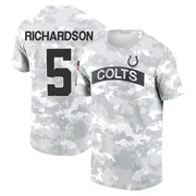 Men's Anthony Richardson Indianapolis Colts Camo Arctic 2024 Salute to Service Performance T-Shirt