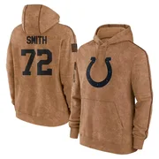 Men's Braden Smith Indianapolis Colts Brown 2023 Salute To Service Club Pullover Hoodie