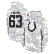 Men's Danny Pinter Indianapolis Colts Camo Arctic 2024 Salute to Service Club Fleece Pullover Hoodie