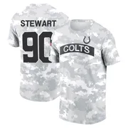 Men's Grover Stewart Indianapolis Colts Camo Arctic 2024 Salute to Service Performance T-Shirt