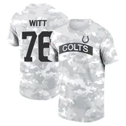 Men's Jake Witt Indianapolis Colts Camo Arctic 2024 Salute to Service Performance T-Shirt