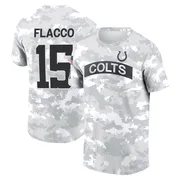 Men's Joe Flacco Indianapolis Colts Camo Arctic 2024 Salute to Service Performance T-Shirt