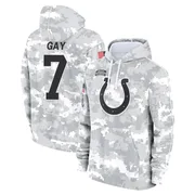 Men's Matt Gay Indianapolis Colts Camo Arctic 2024 Salute to Service Club Fleece Pullover Hoodie