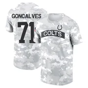 Men's Matt Goncalves Indianapolis Colts Camo Arctic 2024 Salute to Service Performance T-Shirt