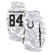 Women's Albert Okwuegbunam Jr. Indianapolis Colts Camo Arctic 2024 Salute to Service Club Fleece Pullover Hoodie