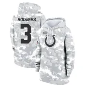 Women's Amari Rodgers Indianapolis Colts Camo Arctic 2024 Salute to Service Club Fleece Pullover Hoodie