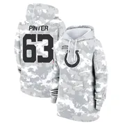 Women's Danny Pinter Indianapolis Colts Camo Arctic 2024 Salute to Service Club Fleece Pullover Hoodie