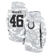 Women's Luke Rhodes Indianapolis Colts Camo Arctic 2024 Salute to Service Club Fleece Pullover Hoodie