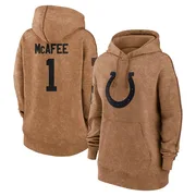 Women's Pat McAfee Indianapolis Colts Brown 2023 Salute To Service Pullover Hoodie