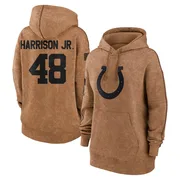 Women's Ronnie Harrison Jr. Indianapolis Colts Brown 2023 Salute To Service Pullover Hoodie