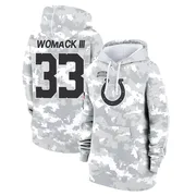 Women's Samuel Womack III Indianapolis Colts Camo Arctic 2024 Salute to Service Club Fleece Pullover Hoodie