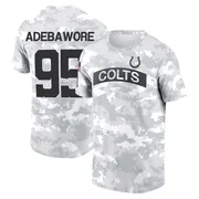 Youth Adetomiwa Adebawore Indianapolis Colts Camo Arctic 2024 Salute to Service Performance T-Shirt