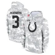 Youth Amari Rodgers Indianapolis Colts Camo Arctic 2024 Salute to Service Club Fleece Pullover Hoodie