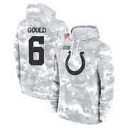 Youth Anthony Gould Indianapolis Colts Camo Arctic 2024 Salute to Service Club Fleece Pullover Hoodie