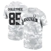 Youth Drew Ogletree Indianapolis Colts Camo Arctic 2024 Salute to Service Performance T-Shirt