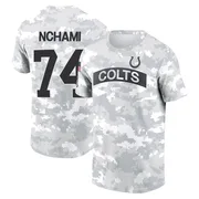 Youth Durell Nchami Indianapolis Colts Camo Arctic 2024 Salute to Service Performance T-Shirt