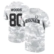 Youth Jelani Woods Indianapolis Colts Camo Arctic 2024 Salute to Service Performance T-Shirt