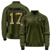 Youth Laquon Treadwell Indianapolis Colts Olive Salute to Service Sideline Performance Jacket