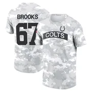 Youth Mason Brooks Indianapolis Colts Camo Arctic 2024 Salute to Service Performance T-Shirt