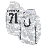 Youth Matt Goncalves Indianapolis Colts Camo Arctic 2024 Salute to Service Club Fleece Pullover Hoodie