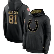 Youth Mo Alie-Cox Indianapolis Colts Black 2020 Salute to Service Sideline Performance Pullover Hoodie