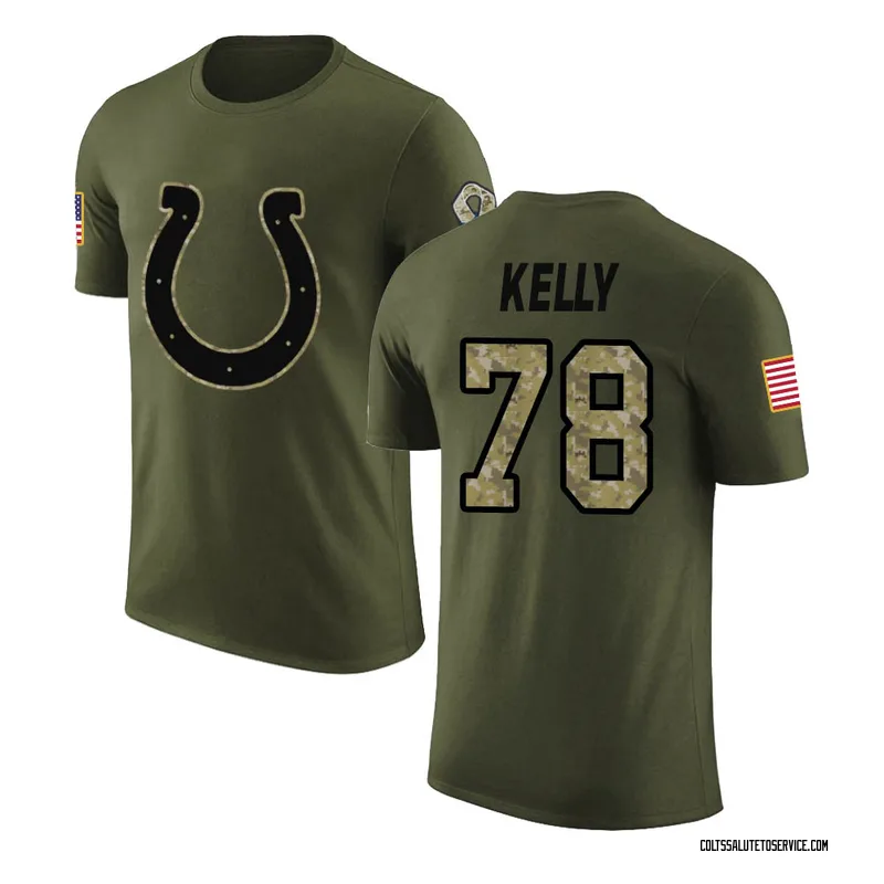 Youth Ryan Kelly Indianapolis Colts Legend Olive Salute to Service T-Shirt