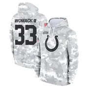 Youth Samuel Womack III Indianapolis Colts Camo Arctic 2024 Salute to Service Club Fleece Pullover Hoodie