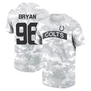 Youth Taven Bryan Indianapolis Colts Camo Arctic 2024 Salute to Service Performance T-Shirt